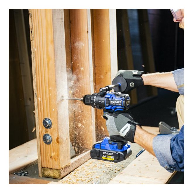Kobalt XTR 24-V Max Cordless Drill - 1/2-in with Battery and Charger - Brushless Motor - Variable Speed