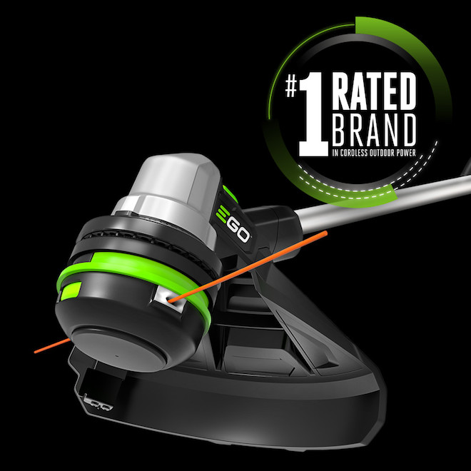 EGO POWER+ 15-in 56-volt Cordless and Brushless String Trimmer - Battery and Charger Included