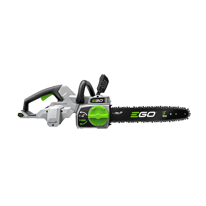 EGO POWER+ 18-in 56 V Cordless Chain Saw Brushless Motor with Built-In LED Light (Tool Only)