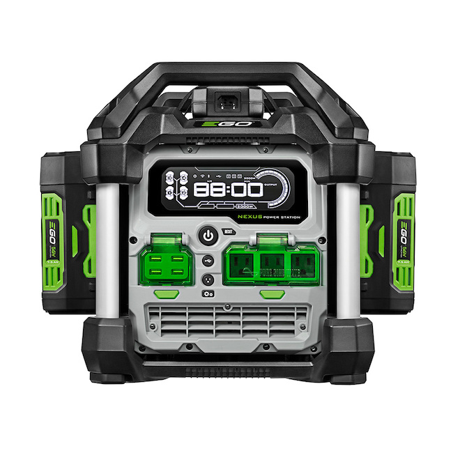 EGO POWER+ Nexus Power Station with 5.0 A G3 Batteries - 3000 W 4X5.0AH  (Battery & Charger Included)