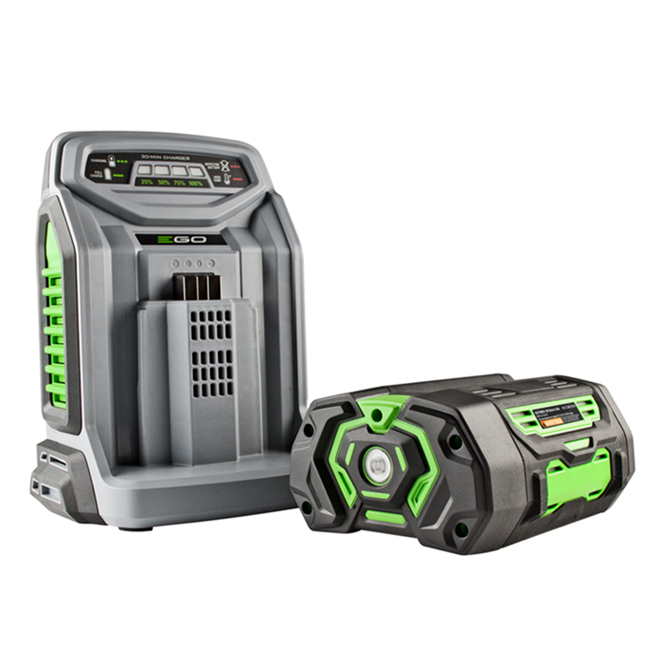 EGO POWER+ 56-Volt Lithium Ion 550 W Fast Charger with Integrated Charge Indicator Lights