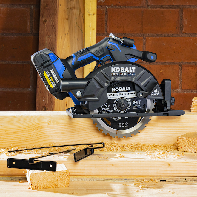 Kobalt 24-Volt XTR Max Cordless Circular Saw - Brushless Motor - 7 1/4-in - Bare Tool without Battery