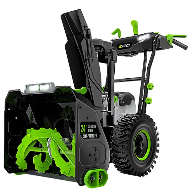 Souffleuse à Neige électrique Sans Fil 21V - Moteur Brushless, Largeur 40cm, Portée 10m - Avec 2 Batteries