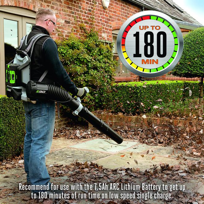 EGO POWER+ Cordless Brushless Backpack Electric Blower 600-CFM 145-MPH (Tool Only)