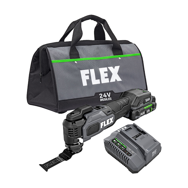 Flex 24 V Oscillating Multi-Tool with Brushless Motor - 5-Speed