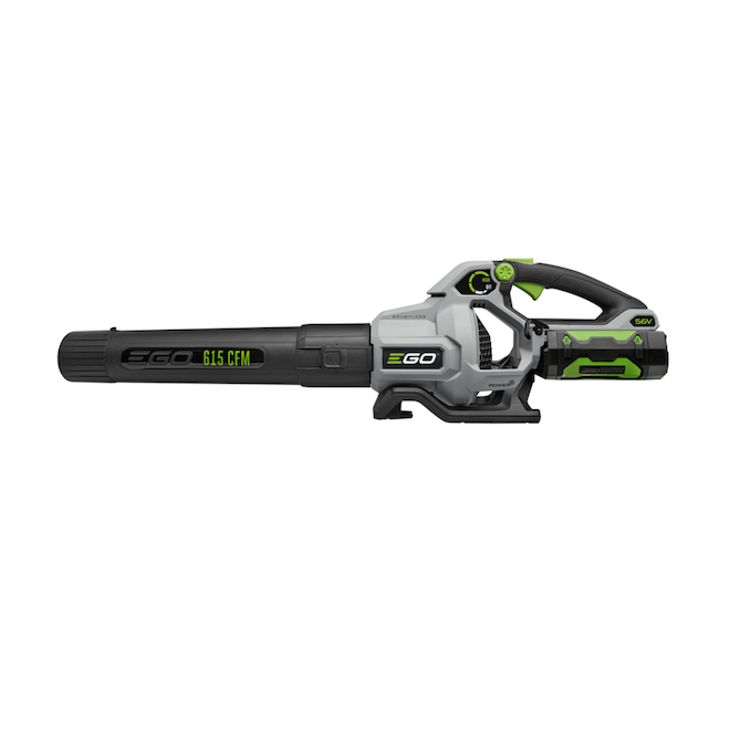 EGO POWER+ 615 CFM 56 V 4.0 AH Cordless Brushless Leaf Blower Battery and Charger Included