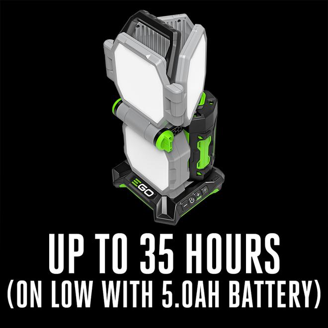 EGO POWER+ Portable Battery-Operated Work Area Light with 5-Light Settings
