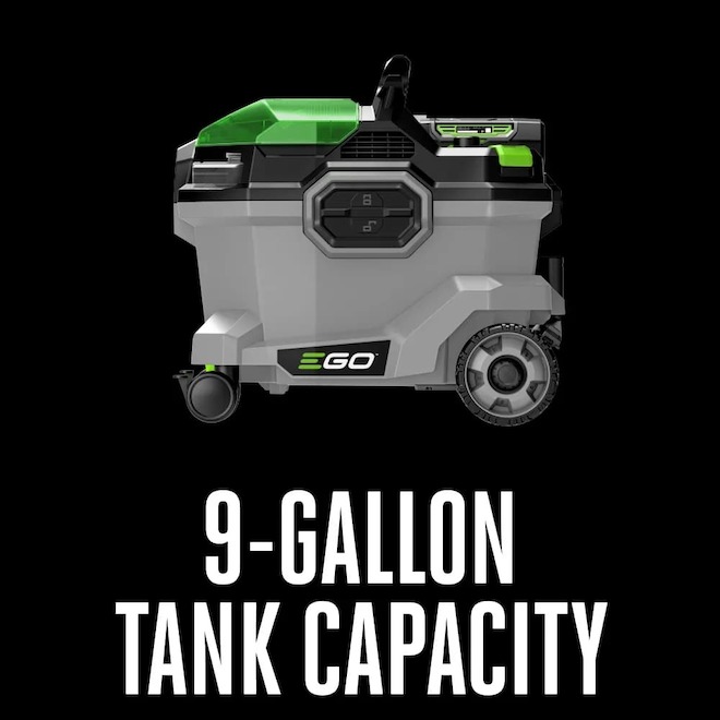 Ego Power 9-gal Wet/Dry Vacuum Portable and Cordless