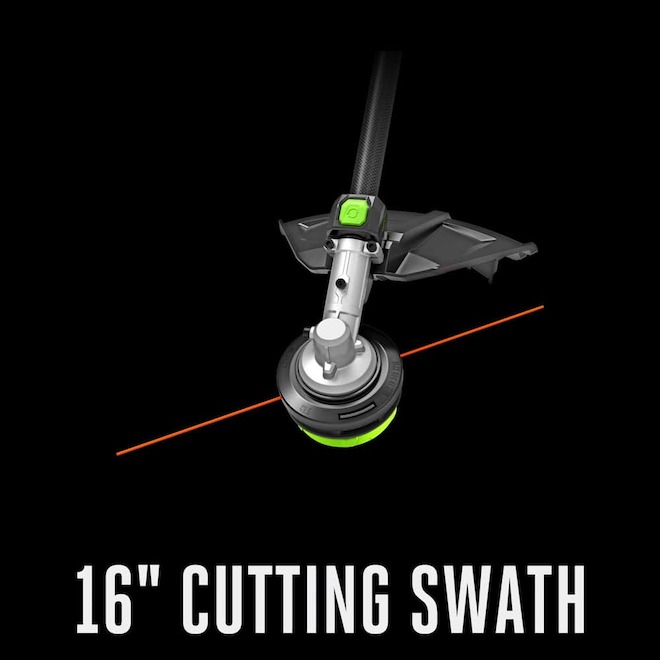 POWER+ String Trimmer Attachment 16-in in Carbon Fiber with POWERLOAD