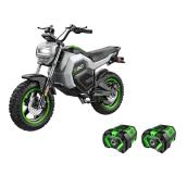 EGO POWER+ Black/Grey/Green Mini Bike with Lithium Batteries & Charger