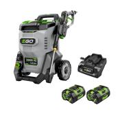 EGO POWER+ 3200 PSI Pressure Washer with 2 x 6.0Ah Batteries and 320W Charger