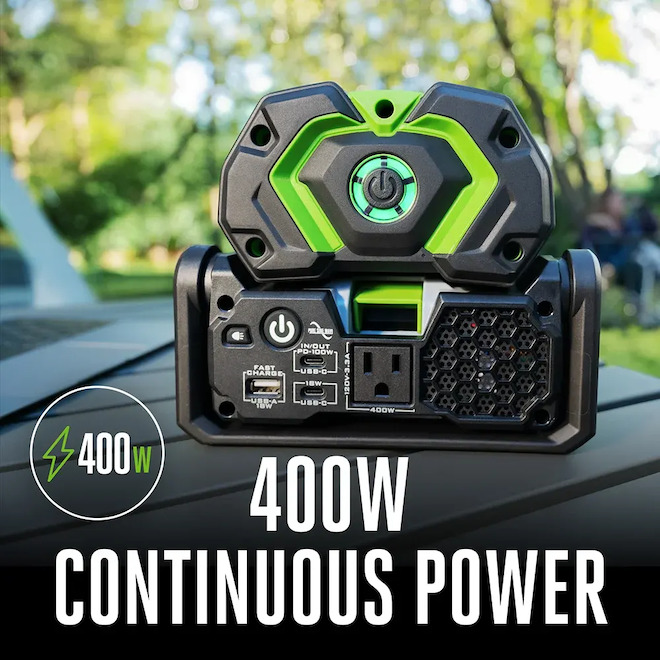 EGO POWER+ Nexus Escape 400 W Inverter with Pure Sine Wave