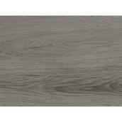 Revêtement de plancher de vinyle chêne brume de montagne 7,1 po x 48 po x 4,2 mm