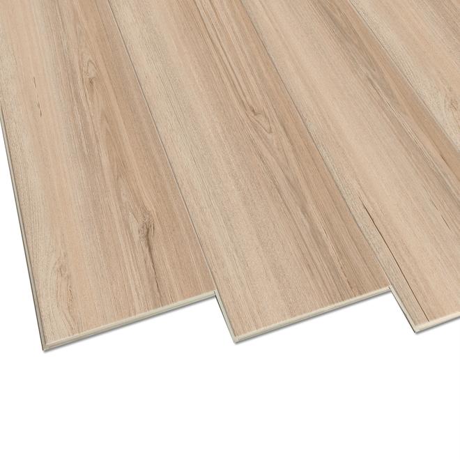 EZPLANK 7.1-in x 48-in x 4.2-mm Summer Wheat Maple Vinyl Flooring - 8/Pack