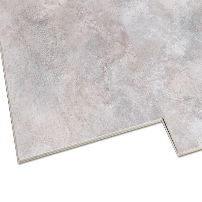 TileStyles 12-in x 24-in x 4.2-mm White River Granite Vinyl Flooring - 10/Pack