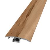 Duraclic Transition Moulding - 3-in1 - 1.8-in x 96-in -Country Maple