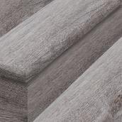 Durastair 12.25-in x 50-in Arctic Grey Oak Stairtreads and Riser