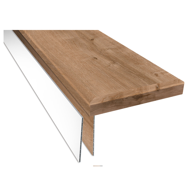 Durastair 12.25-in x 50-in Honey Brown Oak Stairtreads and Riser