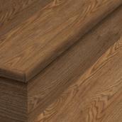 Durastair 12.25-in x 50-in Medium Brown Oak Stairtreads and Riser