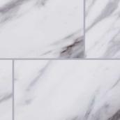 DuraWall 16-Pack Carrara Stone 4.33 x 8.67-in Vinyl Glue-Up Tiles