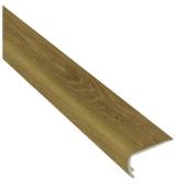 DURACLIC Self-Adhesive Vinyle 2 W x 94.5-in L Hazelnut Oak Stair Nosing