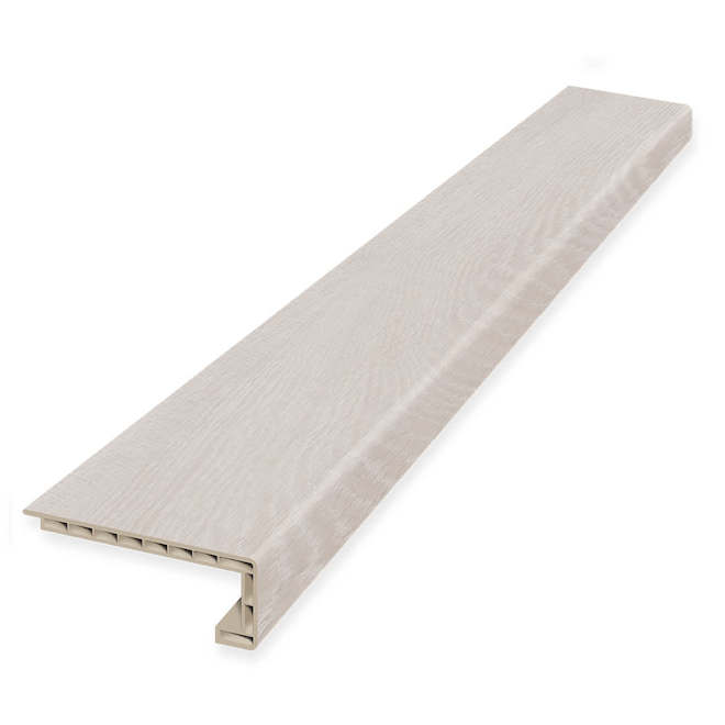 DURASTAIR Landing Vinyle 4.5 W x 48-in L White Oak Stair Nosing