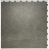 Carreaux de revêtement de sol en vinyle DuraCore pour garage et sous-sol couvre 9,51 pi², perle