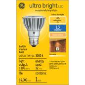 GE Ultra Bright Warm White 100W Replacement Indoor Floodlight PAR20 Light Bulb (1-Pack)