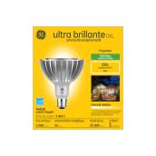 Ampoule de remplacement à DEL de 250 W de GE ultra brillante blanc chaud pour appareils d'éclairage PAR38 (paquet de 1)