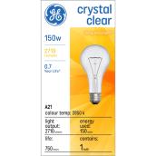 GE Soft White 150W Incandescent A21 (1-Pack)