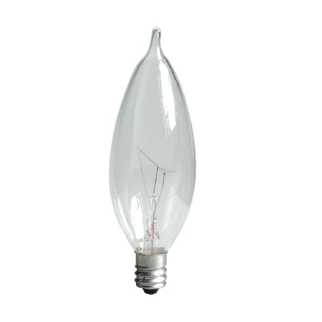 GE Soft White 40W Incandescent Decoartive Candelabra Base Light Bulbs (6-Pack)