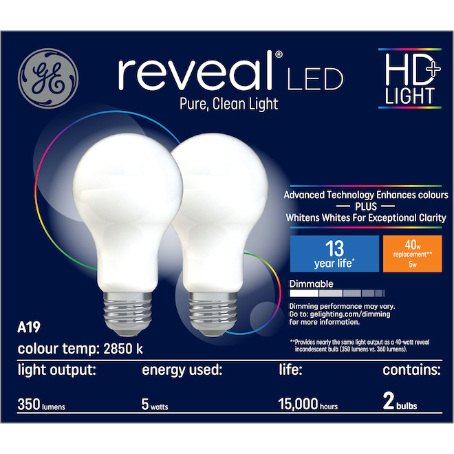 GE Reveal HD Colour Enhancing 40W Replacement LED General Purpose