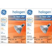 GE Soft White 38W Halogen Indoor Floodlight PAR30LN Light Bulbs (2-Pack)