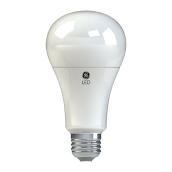 Ampoule à DEL classique de GE, blanc doux, intensité réglable, 1600 lumens, 15 W, paquet de 2