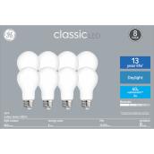 GE Daylight 60W Replacement LED General Purpose A19 Light Bulbs (8-Pack)