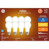 GE Relax HD Soft White 40W Replacement LED General Purpose A19 Bulbs (8-Pack)