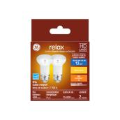 Ampoules de remplacement DEL blanc doux HD RELAX de GE R16 40 W, pour les appareils d'éclairage intérieur (paquet de 2)