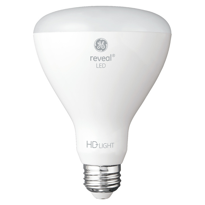 GE Reveal HD+ Colour-Enhancing 65W Replacement LED Indoor Floodlight BR30 Light Bulbs (6-Pack)