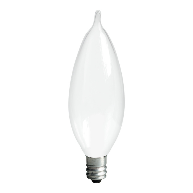 Ampoules incandescentes blanc doux de 40W, culot de type candélabre, par GE, paquet de 6