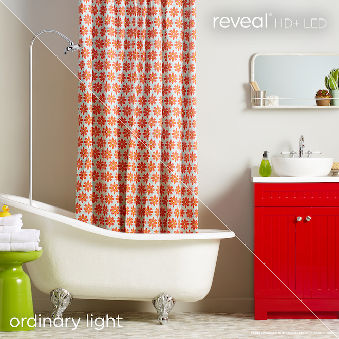 GE Reveal HD+ Colour-Enhancing 50/100/150W Replacement LED 3-way Indoor General Purpose A21 Light Bulb (1-Pack)