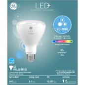 GE LED+ Colour-Changing 65W Replacement LED General Indoor Floodlight BR30 Light Bulb (1-Pack)