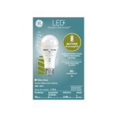 Ampoule avec batterie LED+ A21 GE 60W de remplacement, usage général, blanc doux (paquet de 1 unité)