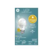 Ampoule LED+ A19 GE 60W de remplacement, usage général, blanc doux, crépuscule-aube (paquet de 1 unité)