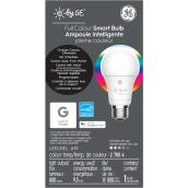 Ampoule LED A19 intelligente Full Color C by GE (paquet de 1 unité)