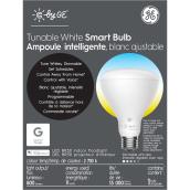 Ampoule intelligente LED BR30 C by GE 65W de remplacement, projecteur d'intérieur, blanc ajustable (paquet de 1 unité)