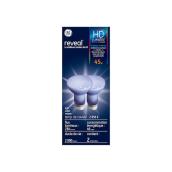 Ampoules incandescentes d'intérieur HD Reveal de 45W, R20, de GE, paquet de 2