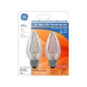 Ampoules incandescentes blanc doux FM de 40W de GE, paquet de 2