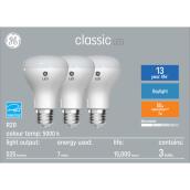 GE Daylight 50W Replacement LED Indoor Floodlight R20 Light Bulbs (3-Pack)