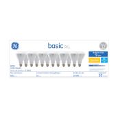 Ampoules basique DEL BR30 pour projecteurs d'intérieur de GE à culot moyen, 65 W, blanc doux, paquet de 12