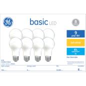 GE Soft White 60W Replacement LED General Purpose A19 Light Bulbs (8-Pack)